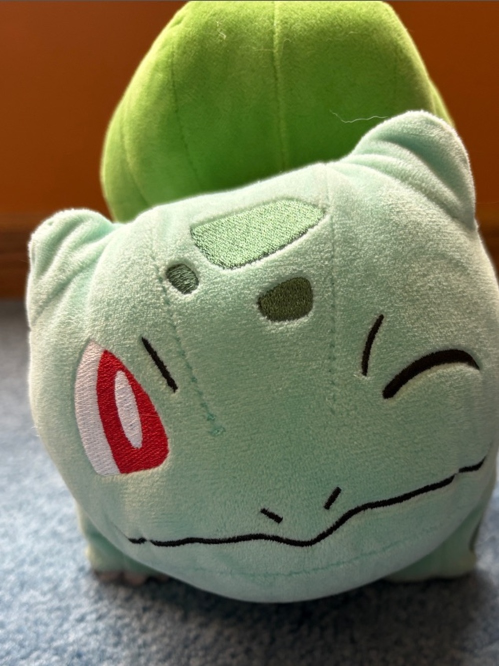 Pokemon Bulbasaur Plush - Light Green with Red Eye